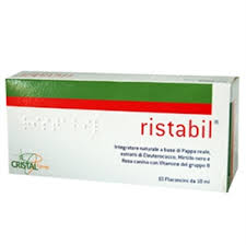 RISTABIL - INTEGRATORE ALIMENTARE PER STANCHEZZA, AFFATICAMENTO E  INAPPETENZA - 10 FLACONCINI DA 10 ML