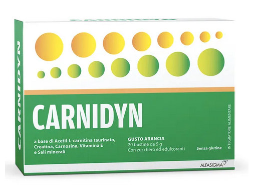 CARNIDYN INTEGRATORE ALIMENTARE 20 BUSTINE