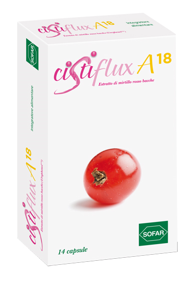CISTIFLUX A18 INTEGRATORE DI CRANBERRY 14 CAPSULE