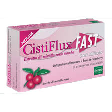 CISTIFLUX FAST INTEGRATORE MIRTILLO ROSSO 14 COMPRESSE MASTICABILI