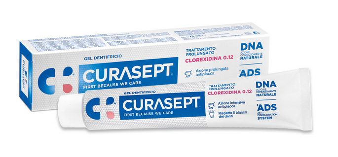 CURASEPT GEL Dentifricio 75 ml 0.12 Trattamento prolungato