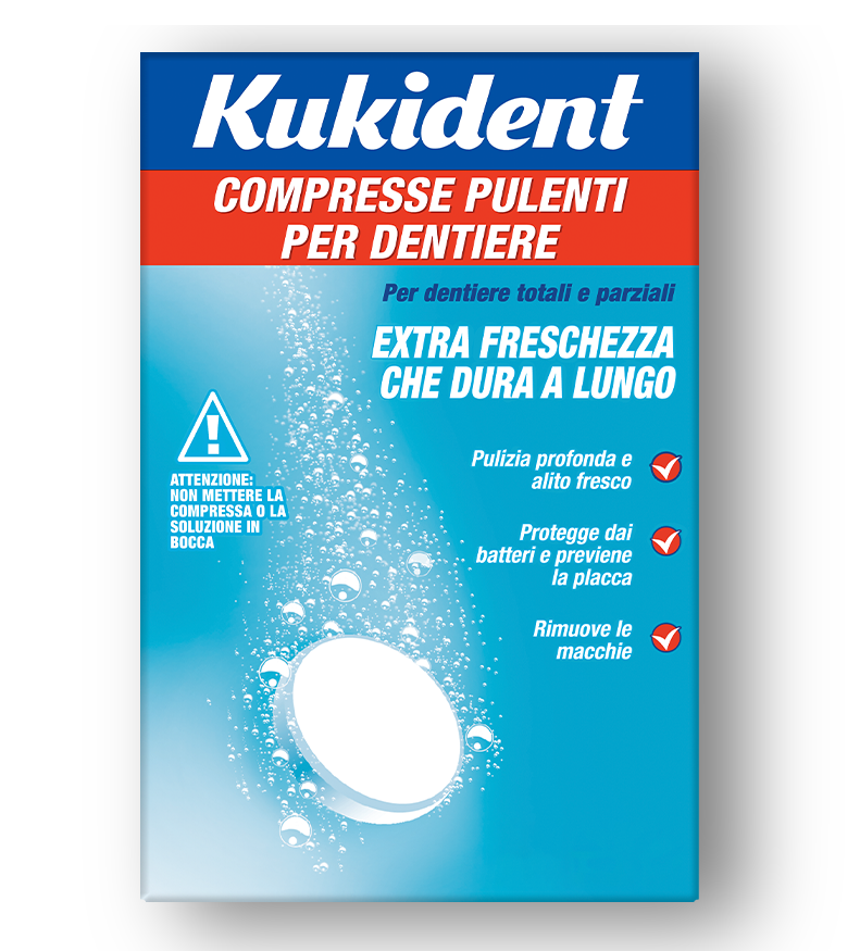KUKIDENT COMPRESSE PULENTI PER DENTIERE