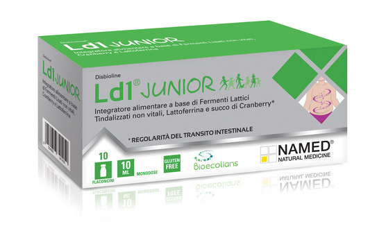 LD1 JUNIOR - INTEGRATORE DI FERMENTI - 10 FLACONCINI DA 10 ML