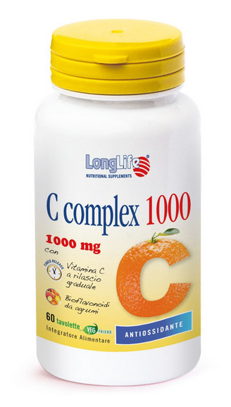 LONGLIFE C COMPLEX 1000 vitamina C a rilascio graduato 60 tavolette