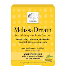 MELISSA DREAM INTEGRATORE ALIMENTARE PER IL RIPOSO NOTTURNO - 60 COMPRESSE - New Nordic
