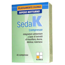 NAMED SEDA K - RILASSAMENTO DIURNO E RIPOSO NOTTURNO - 45 COMPRESSE