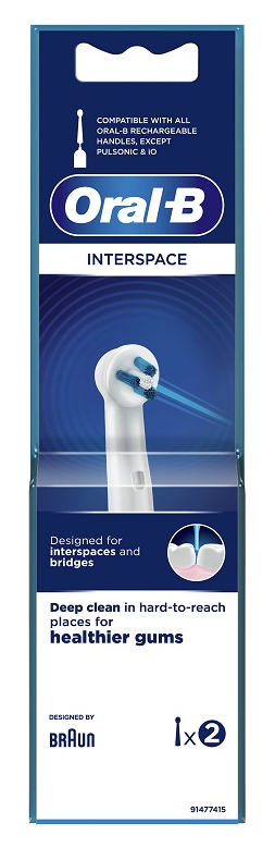 ORAL B INTERSPACE TESTINE DI RICAMBIO 2 PEZZI