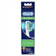 ORAL B testina di ricambio DUAL CLEAN 3 pezzi