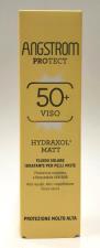 ANGSTROM PROTECT HYDRAXOL MATT FLUIDO SOLARE IDRATANTE PER PELLI MISTE VISO SPF 50+