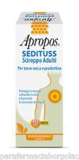APROPOS SEDITUSS BAMBINI Sciroppo integratore per la tosse