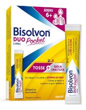 BISOLVON DUO POCKET LENITIVO TOSSE E GOLA IRRITATA 12 BUSTINE MONODOSE