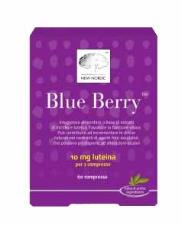 BLUE BERRY INTEGRATORE ALIMENTARE CON ESTRATTI DI MIRTILLO E LUTEINA - 120 COMPRESSE - New Nordic