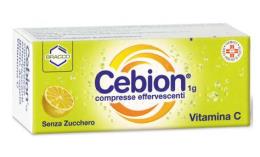 CEBION VITAMINA C 10 COMPRESSE EFERVESCENTI SENZA ZUCCHERO