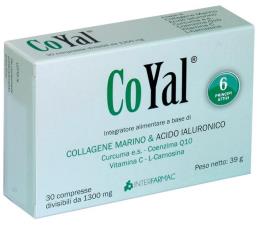 COYAL INTEGRATORE ALIMENTARE COLLAGENE E ACIDO IALURONICO 30 COMPRESSE