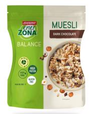 ENERZONA MUESLI DARK CHOCOLATE 230g