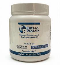 ENTERO PROTEIN RACER PROTEINE BARATTOLO 250g GUSTO FRUTTI DI BOSCO NUOVA FORMULA
