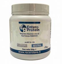 ENTERO PROTEIN RACER PROTEINE BARATTOLO 250g GUSTO NEUTRO NUOVA FORMULA