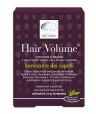 HAIR VOLUME INTEGRATORE ALIMENTARE PER IL BENESSERE DEI CAPELLI - 30 COMPRESSE - New Nordic