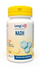 LONGLIFE NADH 15mg CON COENZIMA Q10 E ACIDO ALFA LIPOICO 30 COMPRESSE