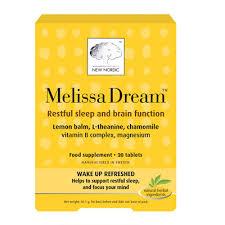 MELISSA DREAM INTEGRATORE ALIMENTARE PER IL RIPOSO NOTTURNO - 60 COMPRESSE - New Nordic