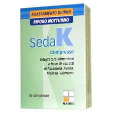 NAMED SEDA K - RILASSAMENTO DIURNO E RIPOSO NOTTURNO - 45 COMPRESSE