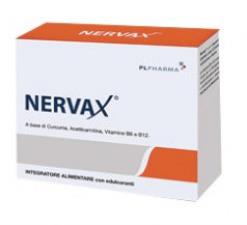 NERVAX INTEGRATORE ALIMENTARE A BASE DI CURCUMA E VITAMINE B6 B12 20 BUSTINE