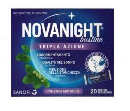NOVANIGHT TRIPLA  AZIONE MELATONINA 20 BUSTINE OROSOLUBILI
