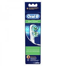 ORAL B testina di ricambio DUAL CLEAN 3 pezzi