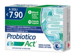 PROBIOTICO ACT INTEGRATORE ALIMENTARE 15 CAPSULE