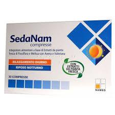 SEDANAM COMPRESSE - INTEGRATORE ANSIA STRESS INSONNIA - 30 COMPRESSE