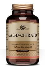 SOLGAR CAL D CITRATO 60 TAVOLETTE