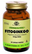 SOLGAR FITOGINKO INTEGRATORE ALIMENTARE DI GINKGO BILOBA 60 CAPSULE