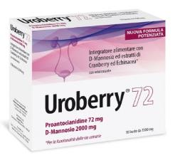 UROBERRY 72 INTEGRATORE ALIMENTARE CRANBERRY E D-MANNOSIO 10 BUSTINE
